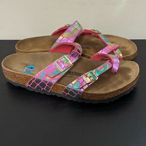 Birkenstock mayari Metallic sandles size eu41 L10 M8